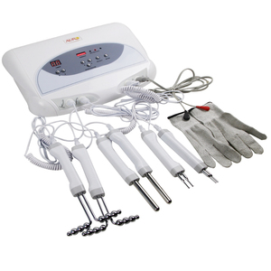 Vẻ đẹp Au-8405 <span class=keywords><strong>Bio</strong></span> hiện tại electricurrent máy với ma thuật găng tay cho mặt và cổ massage - Product Image 5