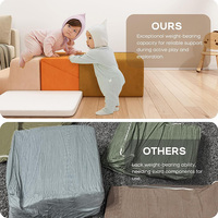 Jouets d'escalade personnalisés pour tout-petits, ensemble de 6 blocs de mousse souples pour enfants, pour chambre et extérieur, design moderne