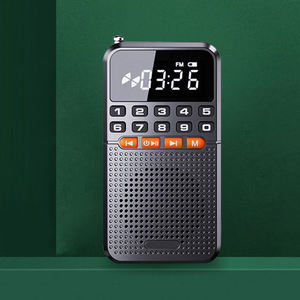 Rechargeable Mini Portable FM Radio With LED Digital Display Flashlight <b>MP3</b> Player Built In <b>Speaker</b> For Elderly Morning Exercise - Product Image 4