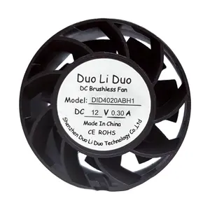 4020 round Low Noise fan Fan 40*40*20 mm 12V 24V miniature ball bearing cooling DC 40 mm computer fans
