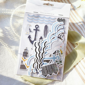 Ensemble de formes de Scrapbooking en carton imprimé, feutre découpé, à la mode - Product Image 2