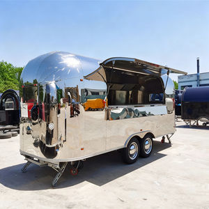 Commercial Multifunctional Ice Cream Fast Food Street Stall Cart Night Market Entrepreneurship Mobile Snack Cart Stainless Steel - Product Image 3