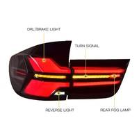 Plug-and-Play X5 E70 LED feu arrière fumé clignotants feu stop 2007-2013 mise à niveau feu arrière clair nouveau pour BMW E70 Emark