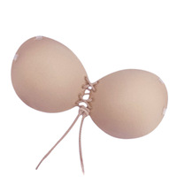 Haute qualité adhésif rond corde ascenseur Push up bandoulière sans bretelles main paume poitrine Silicone adhésif soutien-gorge Pad sous-vêtements