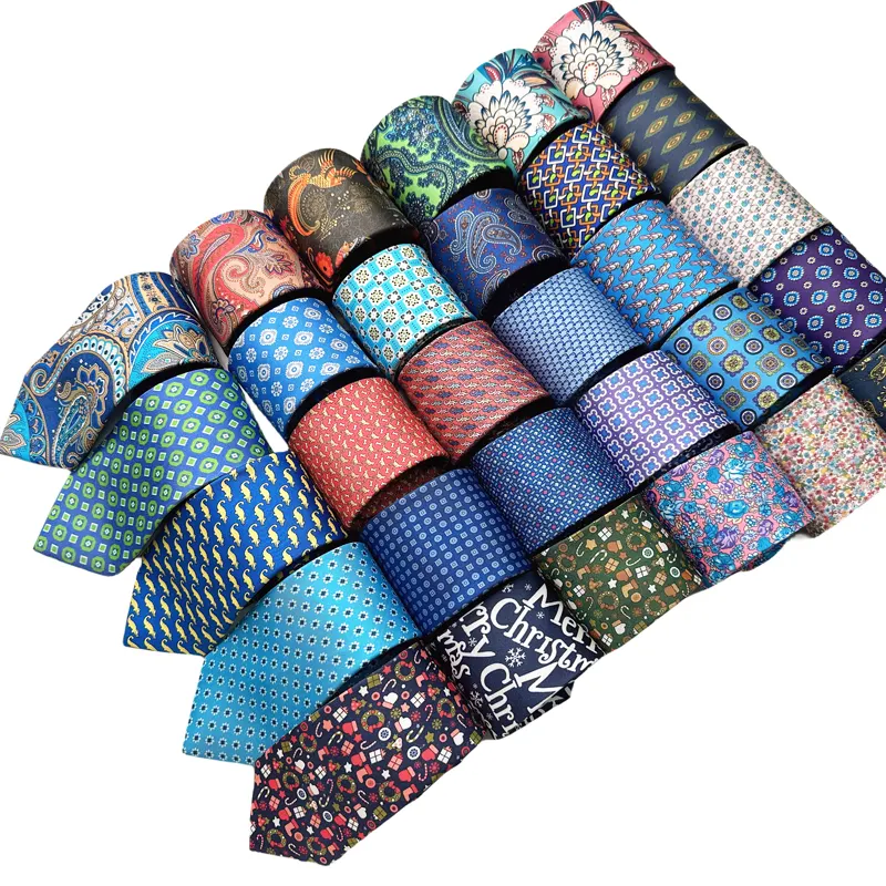 Sang Trọng Corbatas De Seda Tùy Chỉnh Vát Người Đàn Ông Lụa Bán Buôn Paisley Cổ Ties For Men