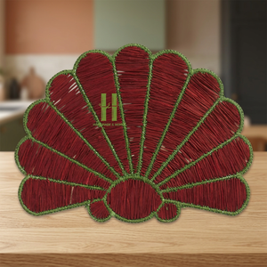 Set de table en corde de papier écologique, tailles personnalisables, variété de couleurs, pour décoration de mariage et de table, Noël, OEM - Product Image 1