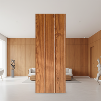 Panneaux muraux intérieurs en PVC pour plafond, vente en gros d'usine, design moderne, joint tenon, installation facile