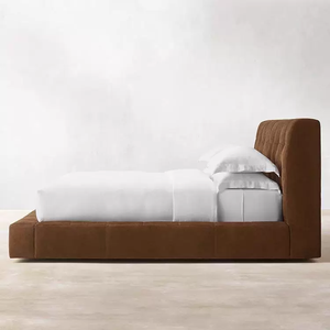 MYUZ Matelas rétro en tissu velours côtelé, éponge pure écologique, compressé sous vide, tailles King/Queen, adapté à l'expédition - Product Image 2