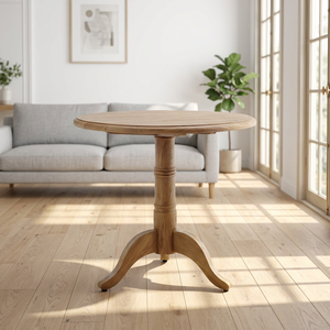 โต๊ะกาแฟทรงกลมทันสมัย ทำจากไม้สักแท้ สำหรับเฟอร์นิเจอร์ตกแต่งบ้าน - Product Image 5