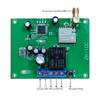 Armoire de distribution de pompe longue portée avec interrupteur de télécommande 1 canal 12-24V avec communication Lora Code d'apprentissage à rétroaction bidirectionnelle