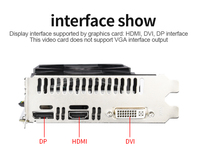 Carte graphique GTX1050TI 4 Go GDDR5 128 bits VGA/DVI/ pour PC de jeu et configurations e-sport, directement de l'usine