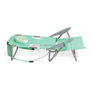 Silla de playa plegable ajustable de 5 velocidades personalizada, mochila, silla <span class=keywords><strong>reclinable</strong></span> de aluminio para exteriores - Product Image 5