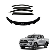 YCSUNZ Hilux 2022 noir mat ensemble combiné complet Kits de garniture de Conversion pour Toyota HILUX 2021 4x4 4X2 accessoires extérieurs