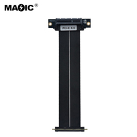 Cable de Extensión Magelei de Alta Velocidad con Núcleo de Cobre GEN4 PCIe 4.0 X4 de 64 Gbps para Tarjetas de Sonido, Red y Gráficos