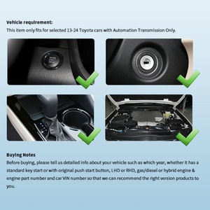 EASYGUARD Plug & Play Factory <b>Key</b> <b>Remote</b> Starter Fit 13-24 Toyota Camry Corolla Cross Prius Alphard Highlander - Product Image 2