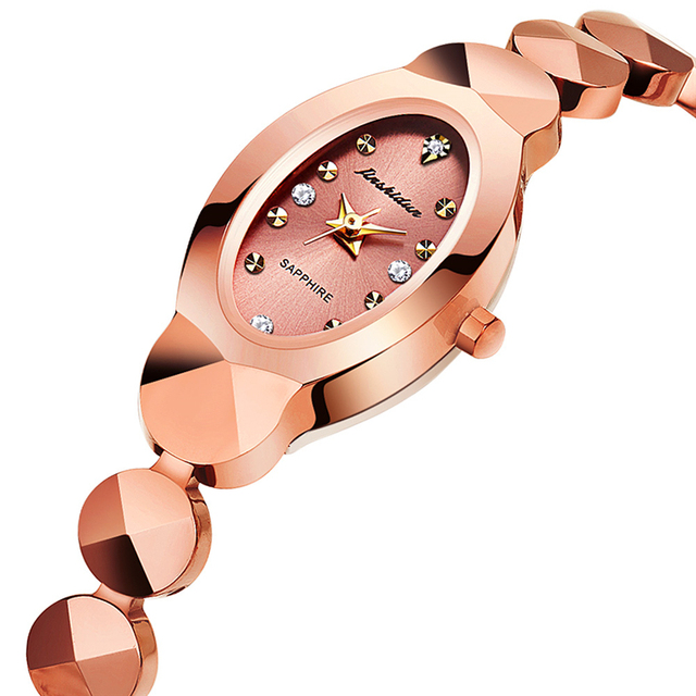 JSDUN 6532 Factory Direct Sale Women Imported Movement Stainless Steel Dial Diameter 17mm Weight 58g Waterproof Quartz Watch