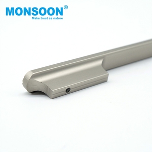 Tirador de perfil de aluminio moderno para muebles empotrados de baño, armarios, puertas de dormitorio, cajones de cocina y cómodas - Product Image 6