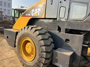 Rodillo Vibratorio de un Solo Tambor Caterpillar CS-683E Usado, Compactador Original de EE. UU. para Construcción de Carreteras - Product Image 6
