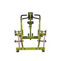Máquina de remo sentado Iso-Lateral con carga de placas para entrenamiento de espalda, equipo de gimnasio comercial para entrenamiento de fuerza y fitness
