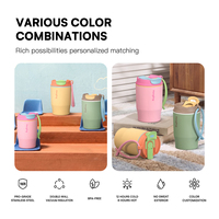 Nouvelle Arrivée Hong Ling – Tasse à Café Isotherme en Acier Inoxydable 14oz avec Poignée et Couvercle, Tasse de Voyage Isolée Sous Vide, Logo Personnalisé