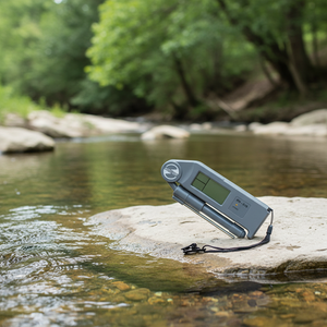 पोर्टेबल पीएच मीटर <span class=keywords><strong>PH</strong></span>-010 एलसीडी डिजिटल पीएच अस्थायी मीटर मछलीघर पानी गुणवत्ता अम्लता तह परीक्षक माप परीक्षण उपकरण - Product Image 5