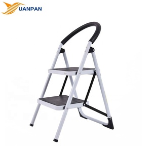 Inodoro escaleras alta calidad chico 2 escalones jaula de seguridad plegable ático escaleras <span class=keywords><strong>silla</strong></span> con pasamanos - Product Image 6