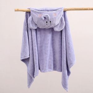 Serviette de bain pour bébé nouveau-né en velours doux à séchage rapide avec capuche pour enfants Animaux - Product Image 6