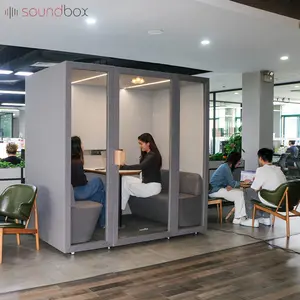 Cabine de escritório de trabalho acústica pequena com móveis cabine de escritório à prova de som