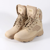 BAEWOON TB27 Bottes tactiques montantes Delta Desert pour homme, idéales pour l'entraînement, la randonnée et le tout-terrain