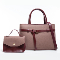 Sacs à main pour femmes, ensemble de sacs fourre-tout décontractés, pochettes de créateur, sacs pour dames, marques de mode, sacs en cuir OEM 2-en-1