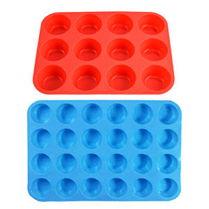 ถาดอบมัฟฟินแบบไม่ติดกระทะ เกรดอาหาร สำหรับทำ<span class=keywords><strong>คั</strong></span><span class=keywords><strong>พ</strong></span><span class=keywords><strong>เค้ก</strong></span> 12 หลุม ทำจากซิลิโคน ไม่ติดกระทะ เหมาะสำหรับทำมัฟฟิน - Product Image 5