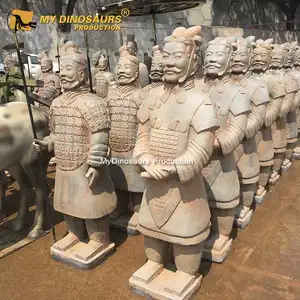 My Dino ML003 Taman Tema Qin Shi Huang S Patung Tentara Terakota Terkubur