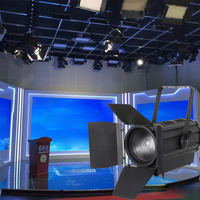 200W LED haute CRI COB lampe perles Zoom automatique bicolore Spot Led Fresnel lumière pour station de télévision utilisation de Surface produit lumières de scène