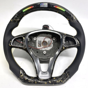 Volante in Fibra di Carbonio Personalizzato per <span class=keywords><strong>Mercedes</strong></span> Benz AMG W205 W212 W213 W246 C292 C43 C63 E63 S65 W463 W222 <span class=keywords><strong>C180</strong></span> C200 C250 C300 - Product Image 1