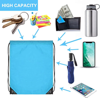 Sac à dos portable en polyester personnalisable Youqu, avec cordon de serrage, pour chaussures, écouteurs et fermeture éclair, idéal pour le sport, le fitness et les voyages – Vente chaude en gros
