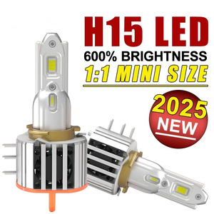 Tube <span class=keywords><strong>LED</strong></span> double cuivre transfrontalier <span class=keywords><strong>H15</strong></span> <span class=keywords><strong>Golf</strong></span> <span class=keywords><strong>7</strong></span>, phare de route spécial ultra-lumineux 130W 15000LM, éclairage <span class=keywords><strong>LED</strong></span> universel pour voiture 1:1 - Product Image 5