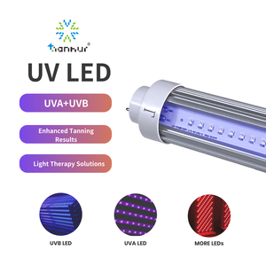การบำบัดผิวด้วยแสง <span class=keywords><strong>UVB</strong></span> UVA LED โฟโตเทอราพี แสงอัลตราไวโอเลตบำบัด 310nm 308nm 365nm หลอดไฟ LED UV สำหรับโคมไฟอาบแดด - Product Image 1
