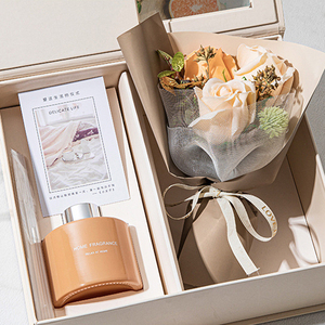 פרח ריד מפזר נייר אריזת תיבת ארומתרפיה אריזת מתנה של מיובש פרח קישוט - Product Image 5