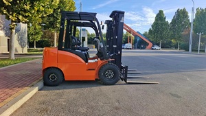 EVERLIFT 브랜드 1 년 보증 중량화물 터미널 핸들링 용 가솔린 지게차 - Product Image 4