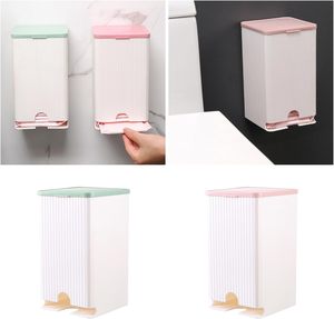 Boîte de rangement murale de luxe multifonctionnelle pour serviettes hygiéniques, mouchoirs et bâtonnets de coton, en plastique, pour salles de bain - Product Image 2