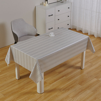 Nappe de table RNPT Platinum Luxury Silver Gray, design italien, nappes de table en PVC, nettoyage facile