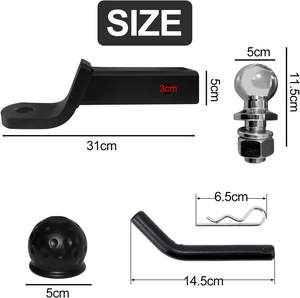 50 mm 3,5 Tonnen Farm Rail Trailer Anhänger kupplung K50 Ball 3.5 Anhänger teile - Product Image 4