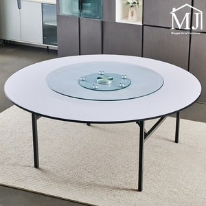 Muebles de hotel modernos, <span class=keywords><strong>mesa</strong></span> de comedor plegable y silla, juego de caja de salón de banquetes para 10 15 20 personas para uso doméstico - Product Image 1