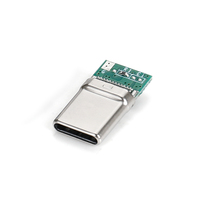 MUP 24PIN USB a to C Plug Clamp 0.80 PD100W Connecteur de chargeur USB-C TYPE C avec boîtier en métal pour charger le transfert de données