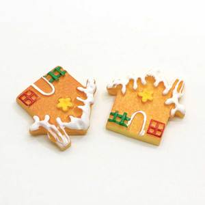 100 Piezas de Mini Comida de Resina de Simulación, Galletas Navideñas, Estrella, Árbol, Oso, Hombre de Jengibre, Cabujones para Decoración de Joyería y Fundas de Teléfono - Product Image 6