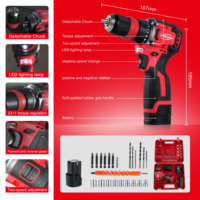 Perceuse-visseuse sans fil 2 en 1 16V, perceuse sans balais, outil à main, mandrin à cliquet amovible 60Nm LDD03-D