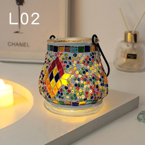 Diy Handmade Modern Vase Mosaic <strong>Candle</strong> <strong>Holder</strong> Home Decoration <strong>Glass</strong> Vase for Flowers - Product Image 6