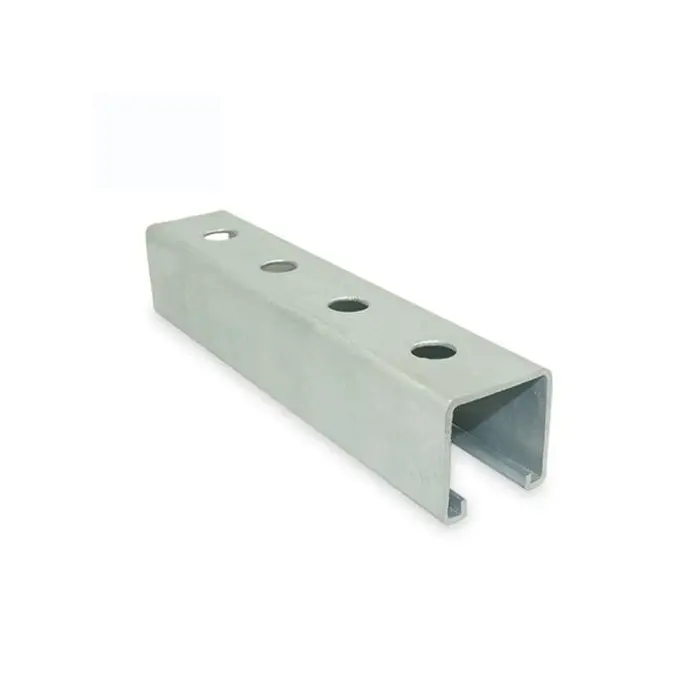 Professional manufacturer Hot-dip galvanized double splicing C-channel steel slotted support cantilever strut channel Bracket