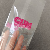 Sac d'emballage de sucettes glacées à trois côtés, sac d'emballage de sucettes glacées, sac en plastique jetable pour sucettes glacées