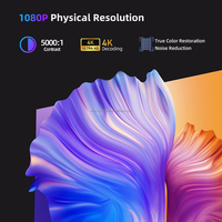 Projecteur 3D 4k 1080P HQ9W projecteur vidéo led ultra multimédia maison lcd hd led cinéma théâtre projecteur maison projecteur 4k 1080P